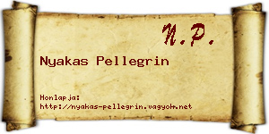 Nyakas Pellegrin névjegykártya